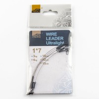186580 Поводок CAIMAN Wire Leader Ultralait (5 шт в упак) 1*7, 10 см, 3 кг